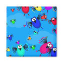 Flock of Birds magnets by prawny Flock of Birds magnets