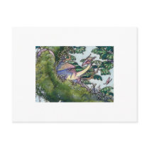 Flock of Orchid wyverns ACEO/ATC 2 postcards by thedancingemu Flock of Orchid wyverns ACEO/ATC 2 postcards