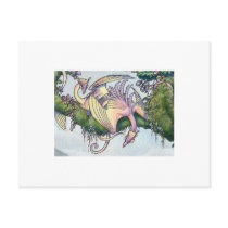 Flock of Orchid wyverns ACEO/ATC 3 postcards by thedancingemu Flock of Orchid wyverns ACEO/ATC 3 postcards