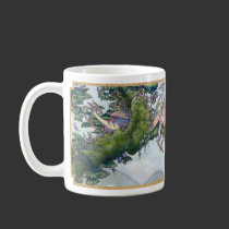 Flock of Orchid wyverns and parrot monkey mug mugs