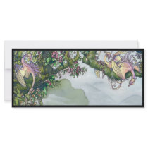 Flock of Orchid Wyverns giant bookmarks 2 rack cards by thedancingemu Flock of Orchid Wyverns giant bookmarks 2 rack cards