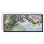 Flock of Orchid Wyverns giant bookmarks 2 Rack Card