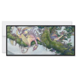 Flock of Orchid Wyverns giant bookmarks Custom Rack Card