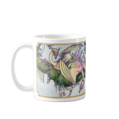 Flock of Orchid wyverns mug 2 by thedancingemu
