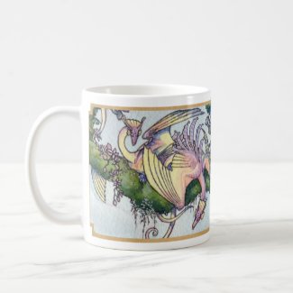 Flock of Orchid wyverns mug 2 mug