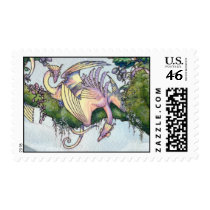 Flock of Orchid wyverns postage stamps 3 by thedancingemu Flock of Orchid wyverns postage stamps 3