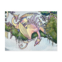 Flock of Orchid wyverns postcard 3 by thedancingemu Flock of Orchid wyverns postcard 3