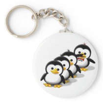 Flock of Penguins Keychains