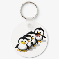 Flock of Penguins keychains by fstasu58 Flock of Penguins keychains