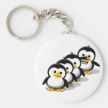 Flock of Penguins Keychains
