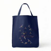 Flock of Pigs Tote bags by pulledpork Flock of Pigs Tote bags
