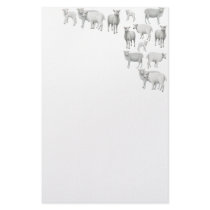 Flock of Sheep Stationery