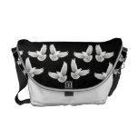 Flock of White Doves Rickshaw Messenger Bag