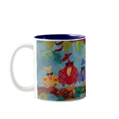 "Flocked" Coffee Mug by mdquilts
