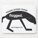flogged white mousepad by floggedmagazine flogged white mousepad