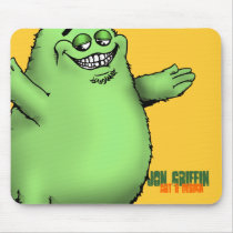 FloGrimace-Green, Jon Griffin, Art & Design mousepads by jiveafro FloGrimace-Green, Jon Griffin, Art & Design mousepads