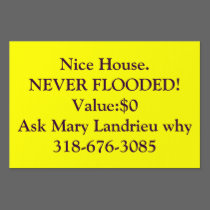 Flood Maps Yard Sign yard signs