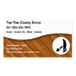 Floor Cleaning Business Cards