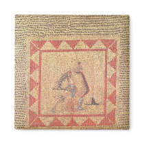 Floor depicting a gladiator, from Flace Refrigerator Magnet