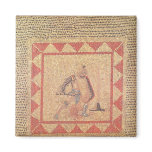 Floor depicting a gladiator, from Flace Refrigerator Magnet