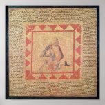 Floor depicting a gladiator, from Flace Poster
