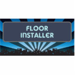 Floor Installer Marquee Photo Sculpture