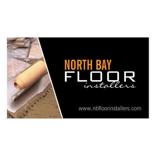 Floor Installers Business Cards (front side)