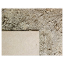 Floor tile and concrete flyer
