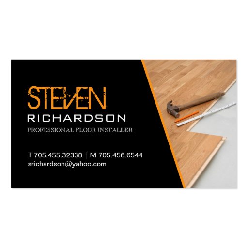 FLOORING BUSINESS CARD (front side)