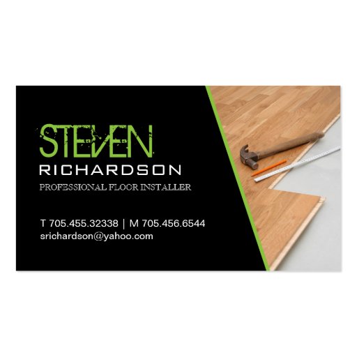 FLOORING BUSINESS CARD (front side)