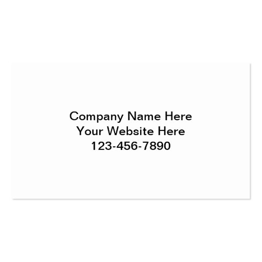 Flooring Business Cards (back side)