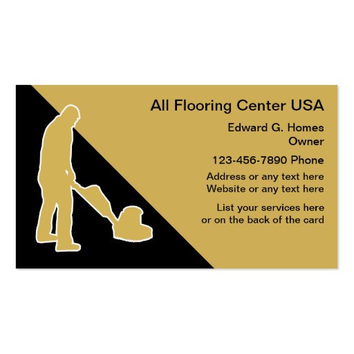 Flooring Business Cards (front side)