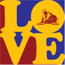 Flooring Love photo sculptures