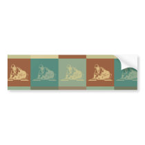 Flooring Pop Art bumper stickers