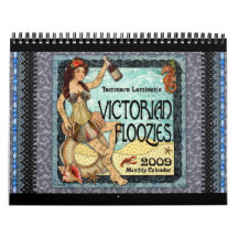 Floozies 2009 del Victorian Calendario