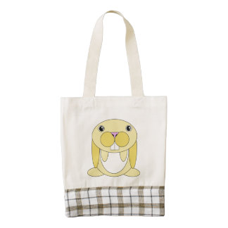 Floppy Bunny Zazzle HEART Tote Bag