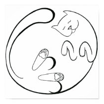 Floppy Cat Print posters