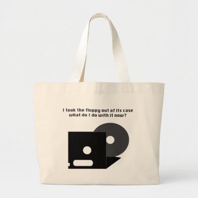 Floppy Disk Funnies bags