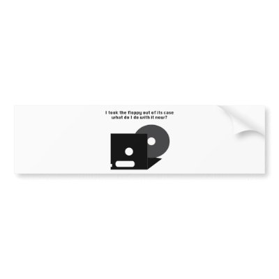 Floppy Disk Funnies bumper stickers