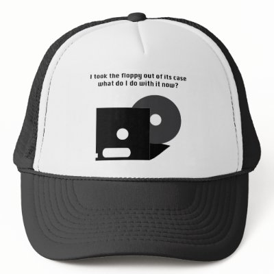 Floppy Disk Funnies hats