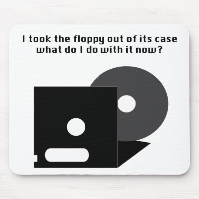 Floppy Disk Funnies mousepads