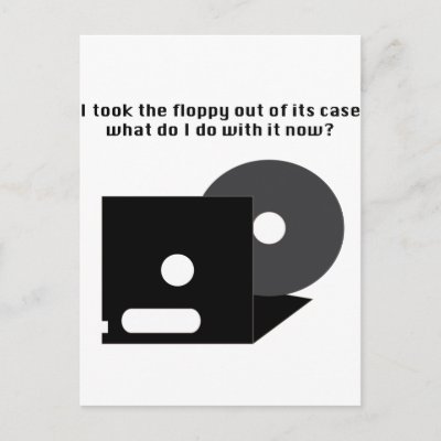 Floppy Disk Funnies postcards