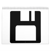 Floppy disk icon calendars