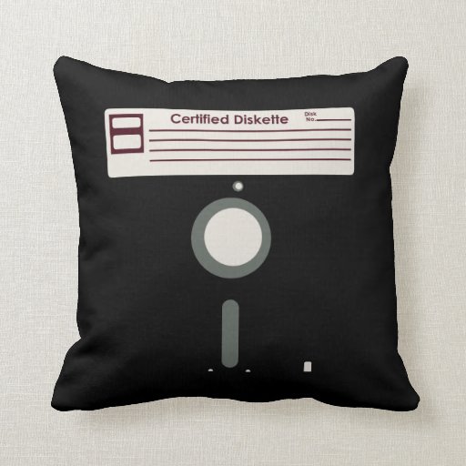 Floppy Disk Pillow | Zazzle