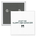 FLOPPY DISK PINBACK BUTTONS