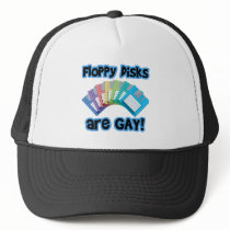 Floppy Disks are Gay hats by geekme Floppy Disks are Gay hats