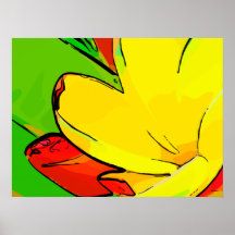 Flor amarela posters