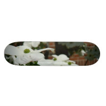 Flor blanca del Dogwood Patines Personalizados