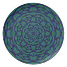 Flor de la estrella plato de comida