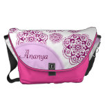 Flor de Lotus (alheña) (rosa) Bolsa De Mensajeria